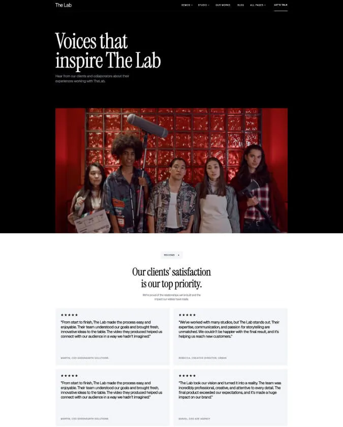 Page screen