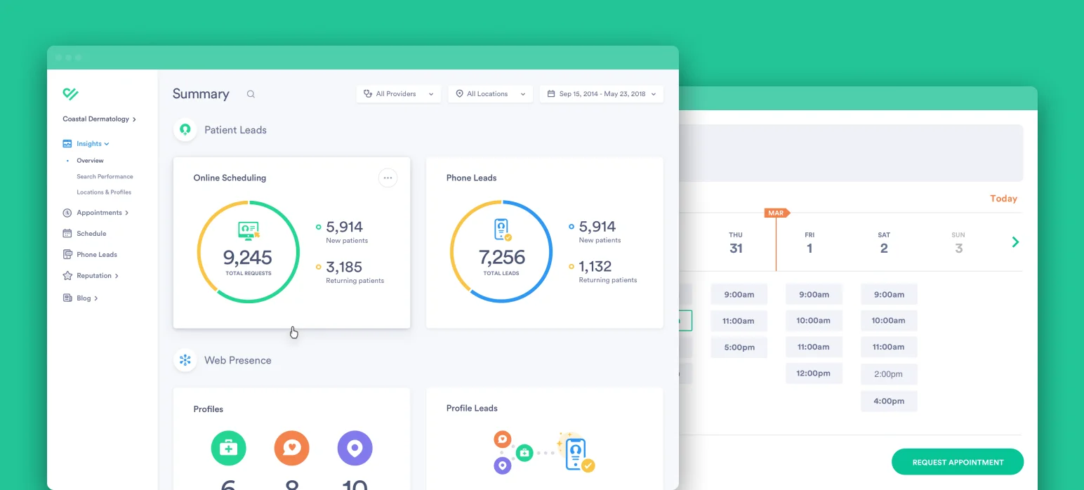 PatientPop SaaS Health Tech Application
