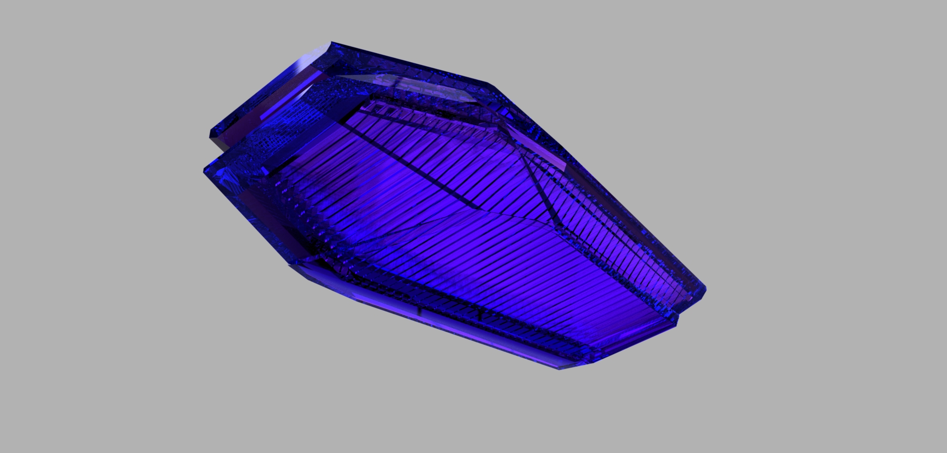 FLACHER KANTIGER DESIGN SCHLIFFSTEIN ALS DESIGNVORLAGE FÜR AE WÄHRUNGSCHIPS