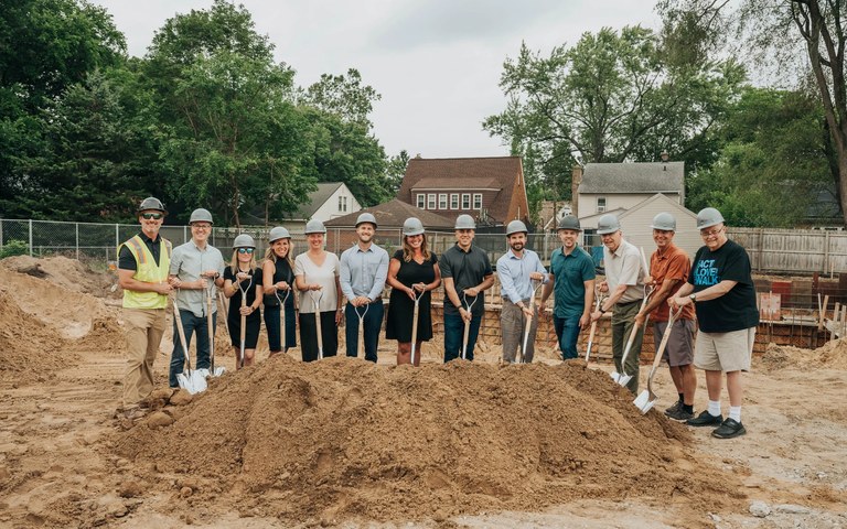 Groundbreaking for the new Alger Pediatrics facility