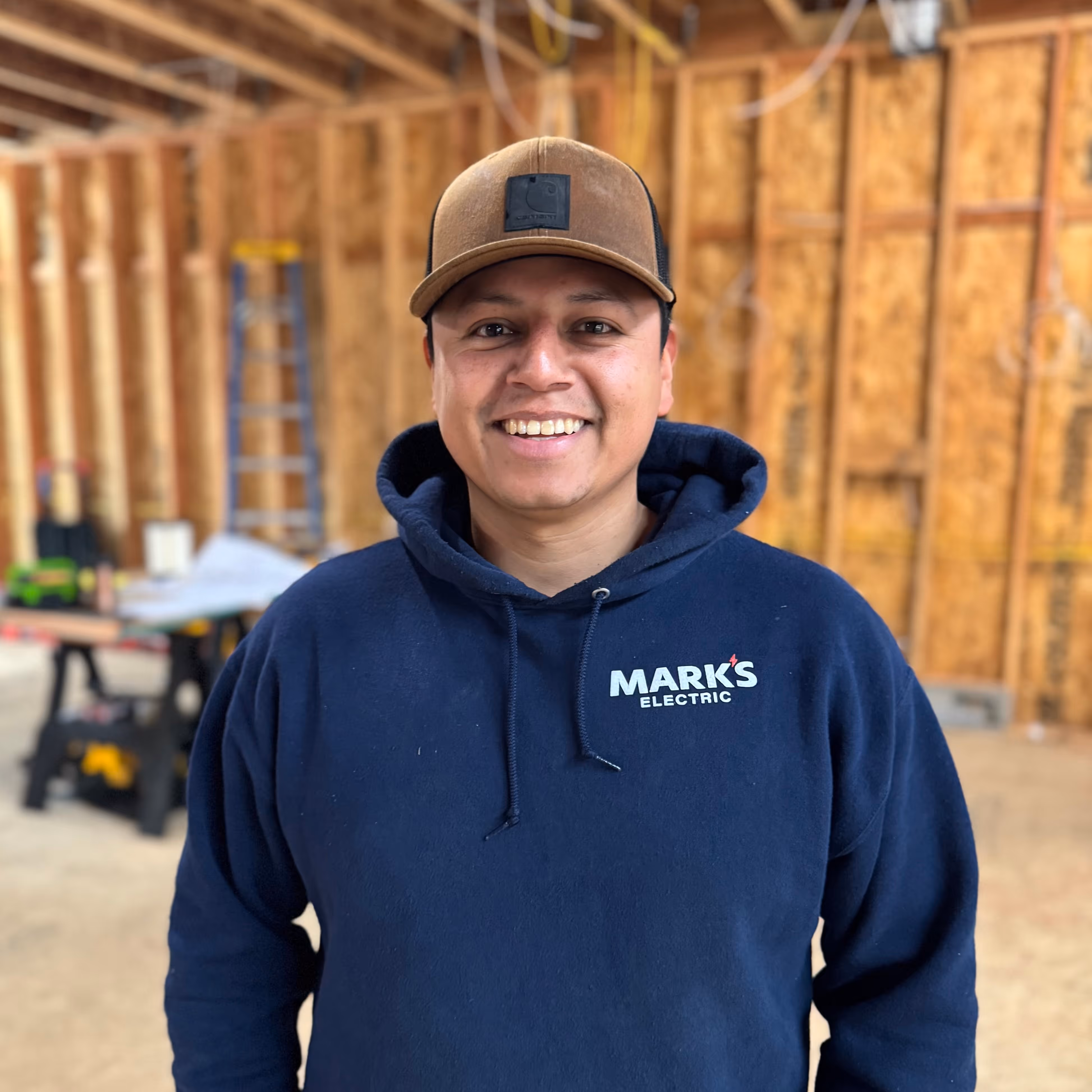 Josue, electrician at Mark's Electric in Gig Harbor, WA