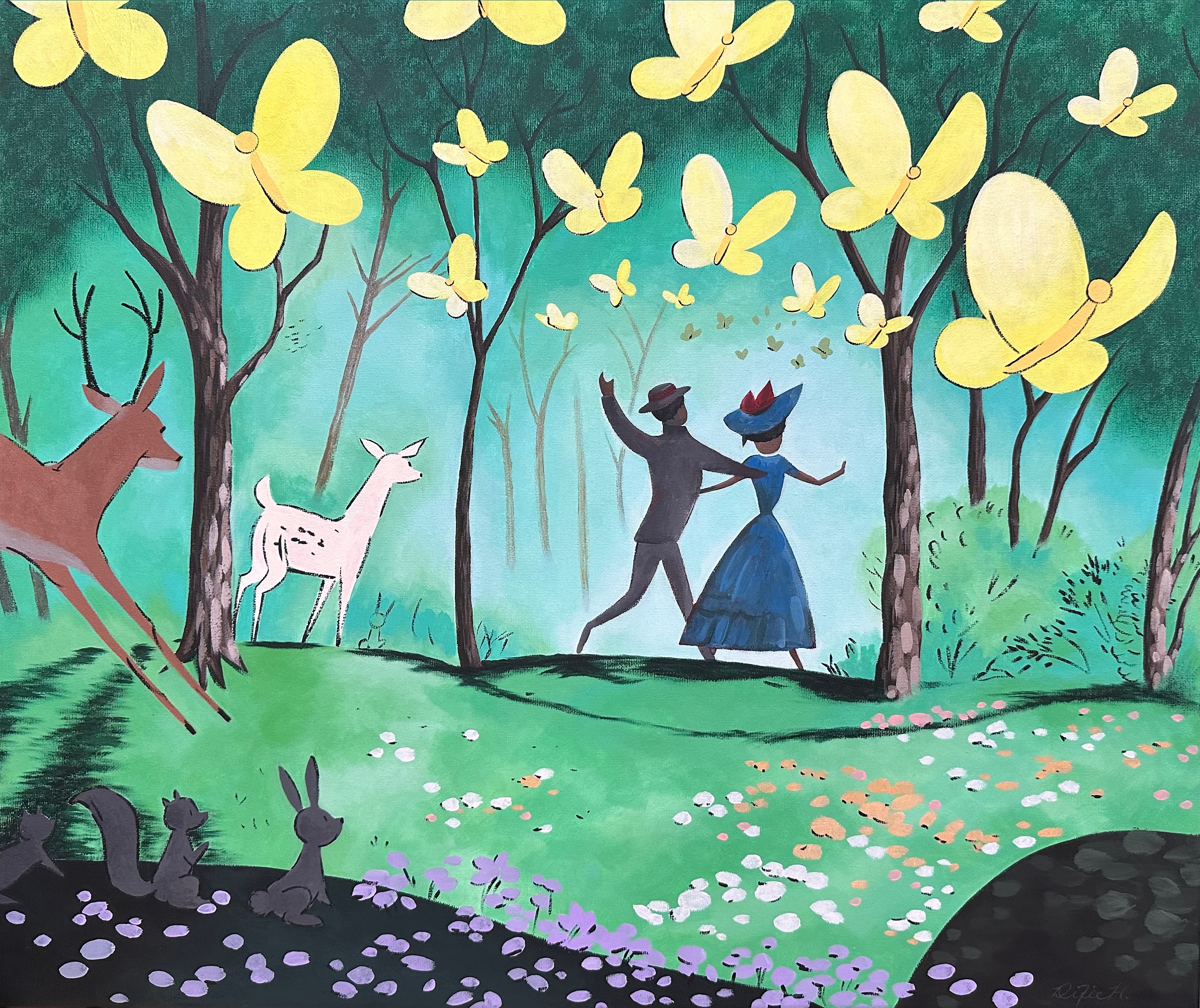 Mary Poppins Paintings