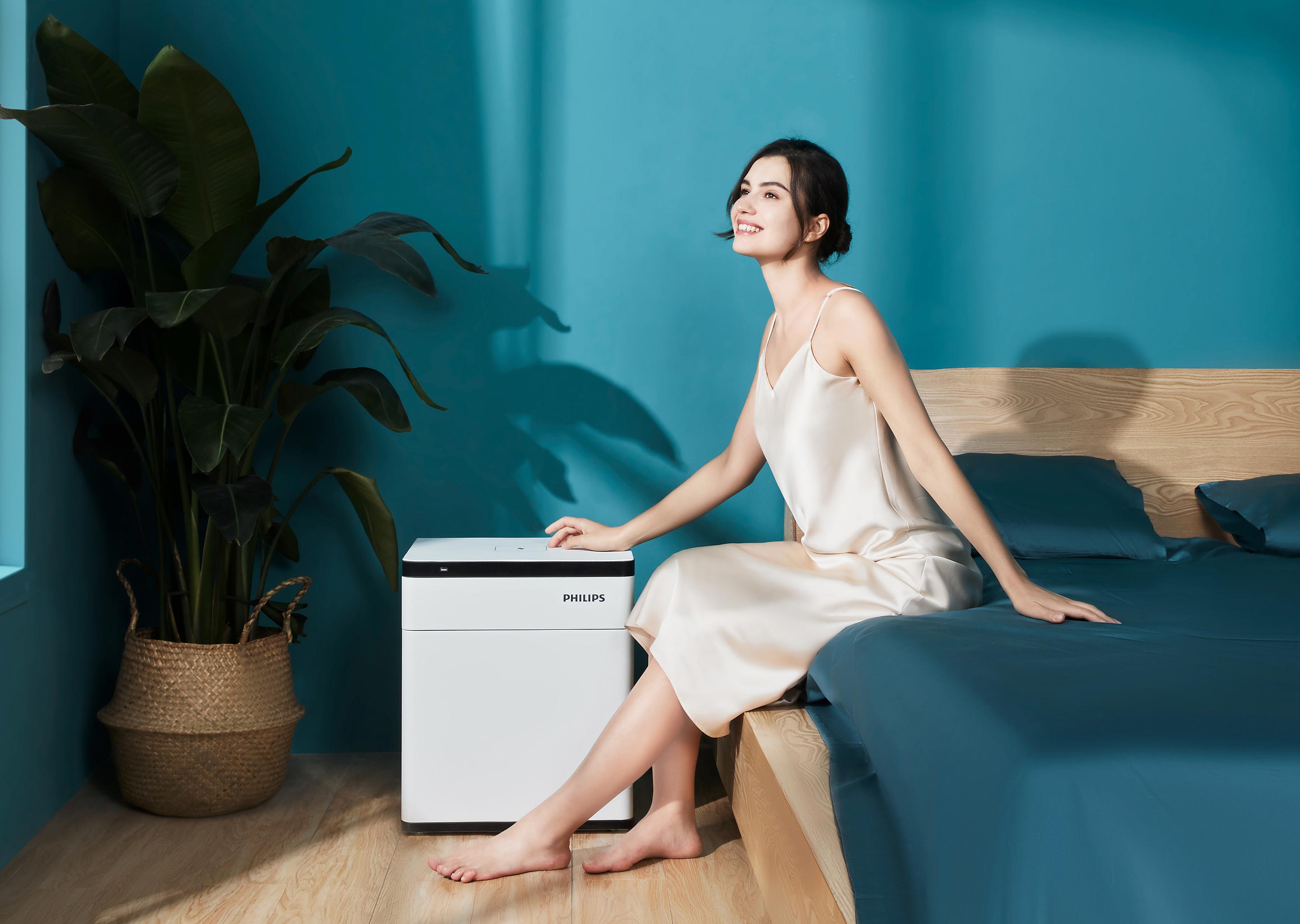 PHILIPS 飛利浦 床頭櫃保險箱 SBX301｜指紋秒開 質感美學小金庫