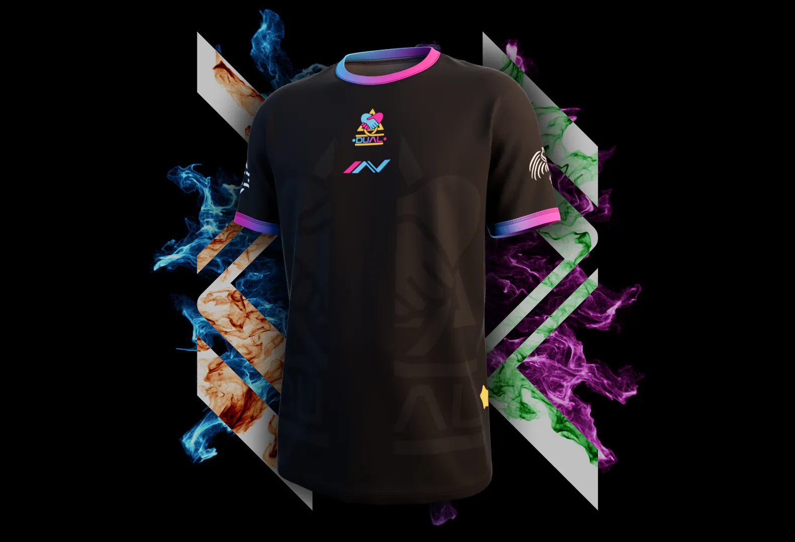 Maillot esport de l'événement Dual Cup background foncé