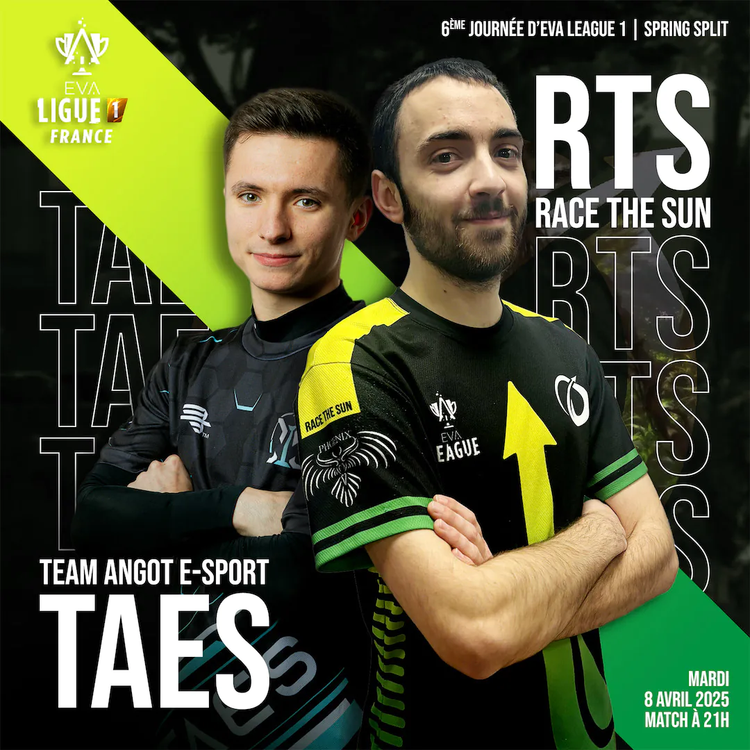 Image communication réseau Matchday RTS vs Taes