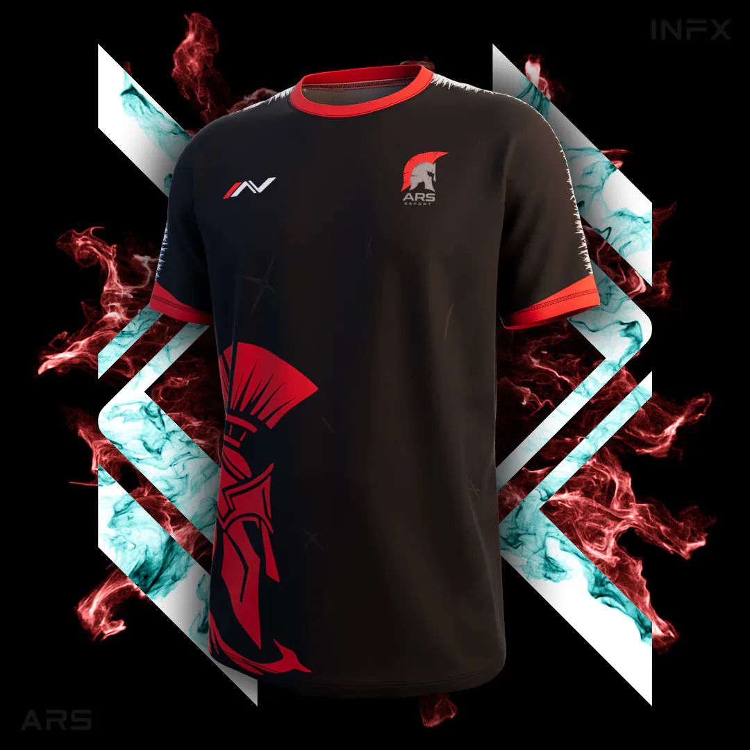 Maillot esport de la team ARS Rouge