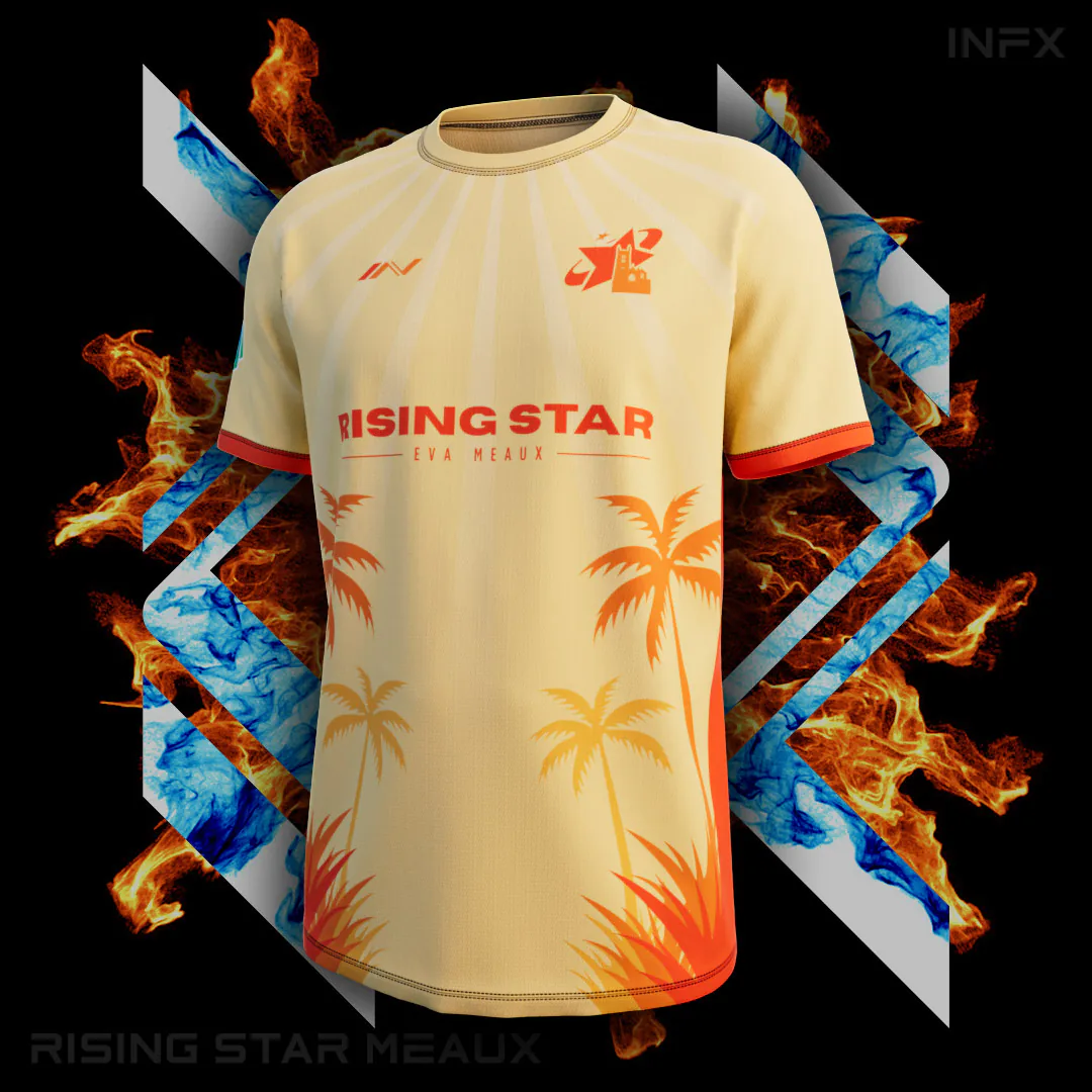 Maillot esport personnalisé de l'évènement Rising Star Meaux 2