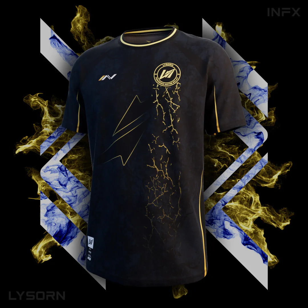Maillot esport personnalisé de la team Lysorn
