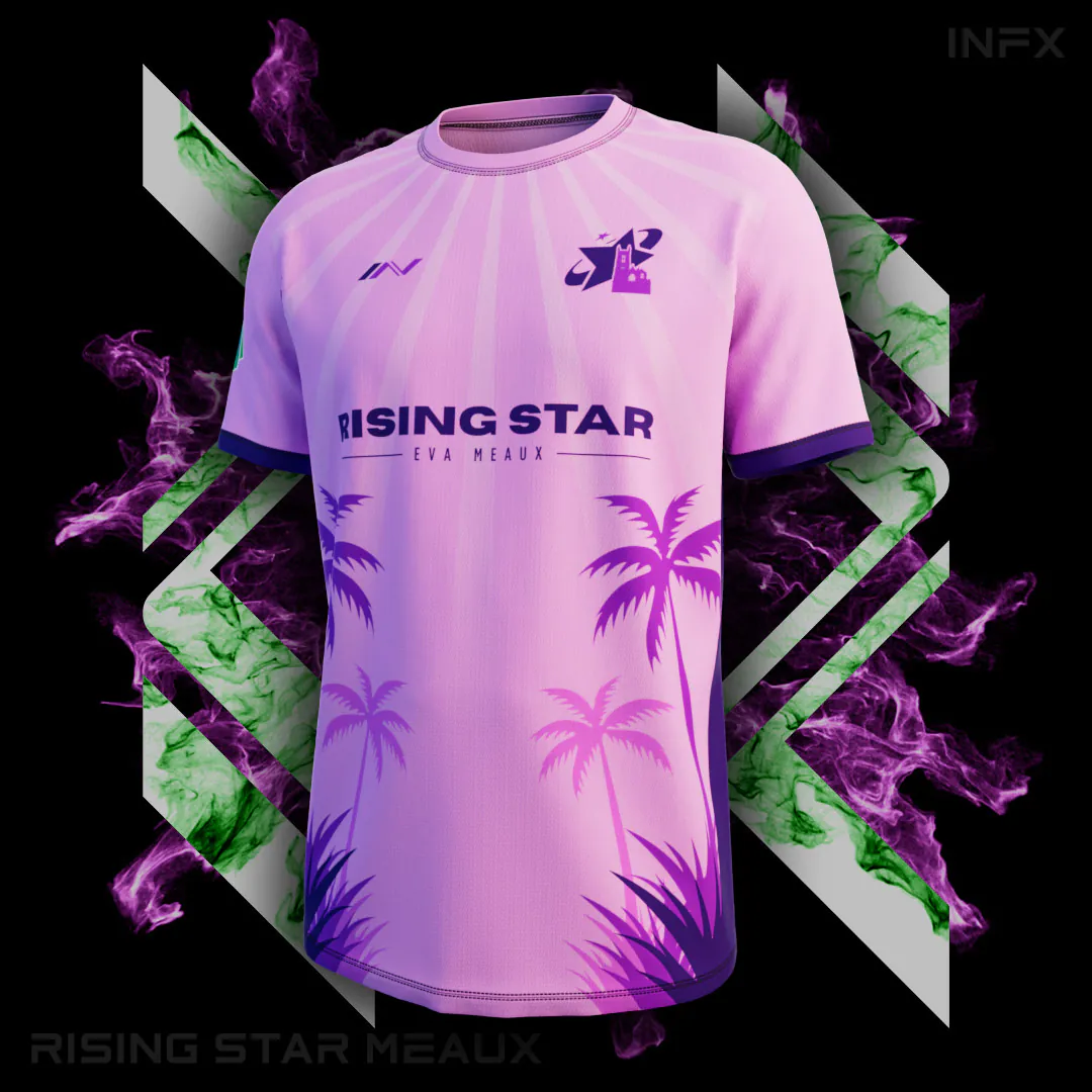 Maillot esport personnalisé de l'évènement Rising Star Meaux