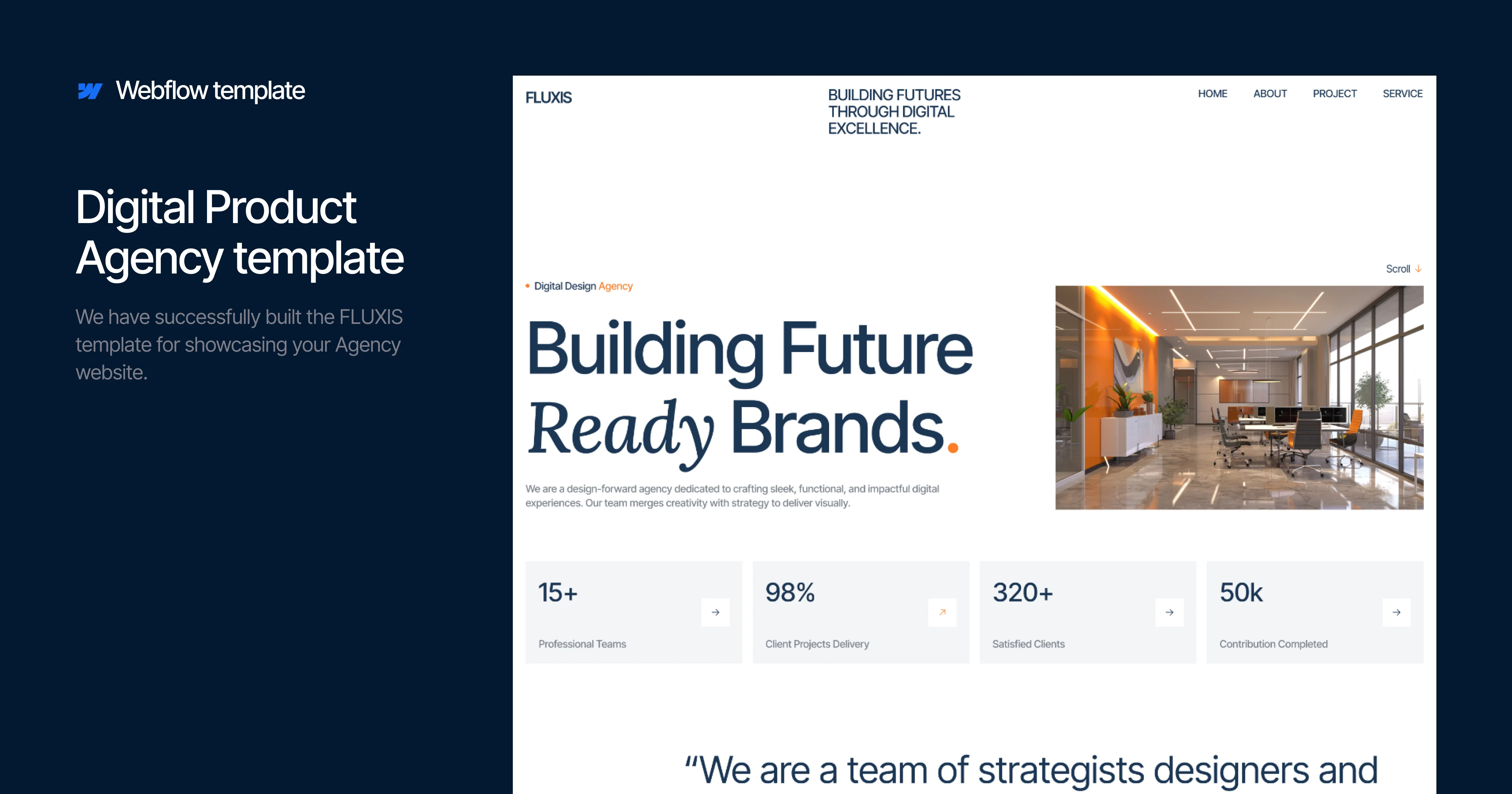 Fluxis - Webflow Ecommerce Website Template