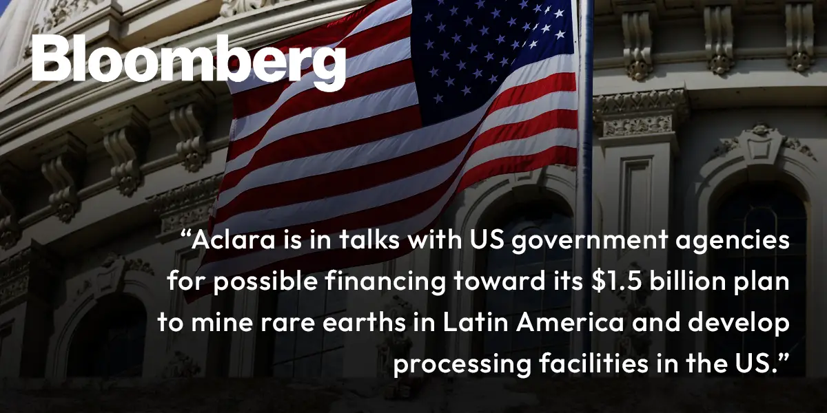 Rare-Earth Miner Aclara Seeks State Funding for US-Brazil Plans