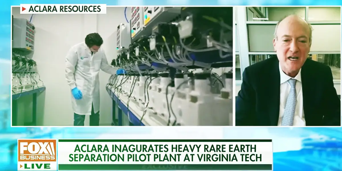 Aclara's pilot plant inauguration on FOX Business