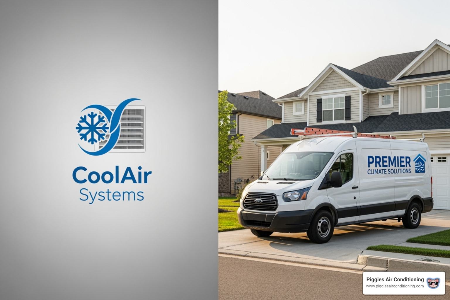 split document showing a manufacturer logo on one side and a contractor's truck on the other - ac system guarantee west covina split document showing a manufacturer logo on one side and a contractor's truck on the other - ac system guarantee west covina