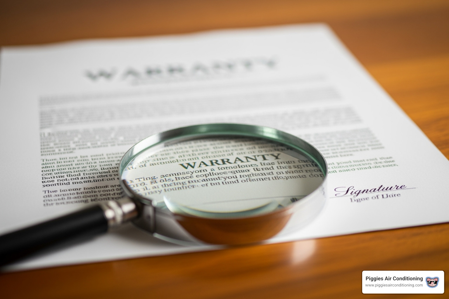magnifying glass over a warranty document - ac system guarantee west covina magnifying glass over a warranty document - ac system guarantee west covina