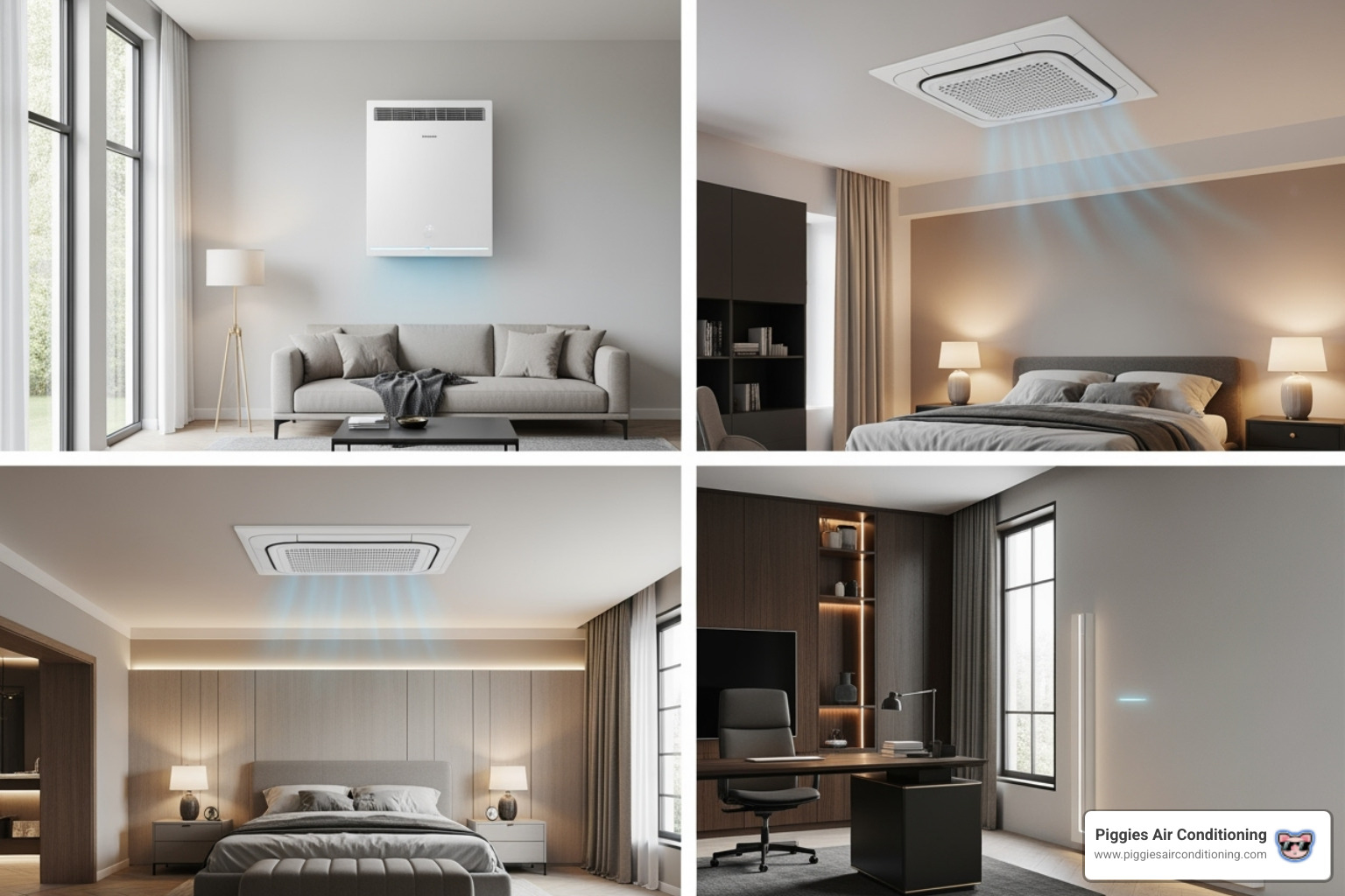 different styles of indoor units for ductless mini-splits, including wall-mounted, ceiling cassette, and floor-mounted models - ductless mini split install west covina ca different styles of indoor units for ductless mini-splits, including wall-mounted, ceiling cassette, and floor-mounted models - ductless mini split install west covina ca