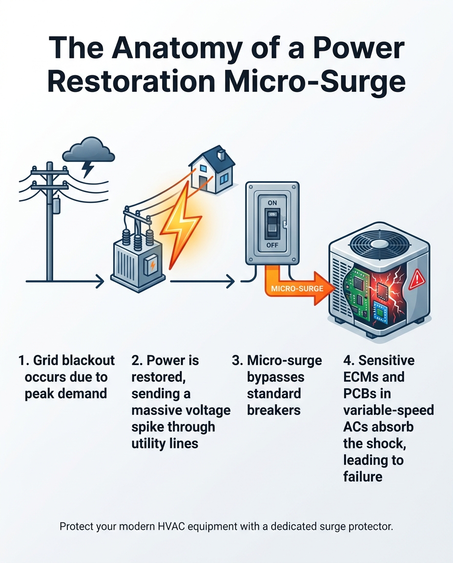 The Anatomy of a Power Restoration Micro-Surge