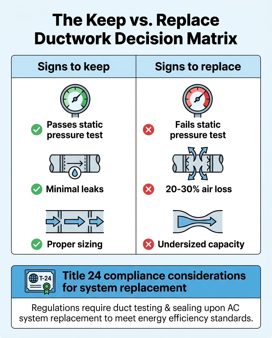 The Keep vs. Replace Ductwork Decision Matrix
