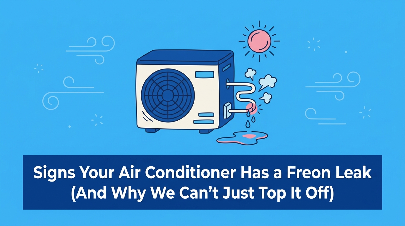 Signs Your Air Conditioner Has a Freon Leak (And Why We Can't Just Top It Off)