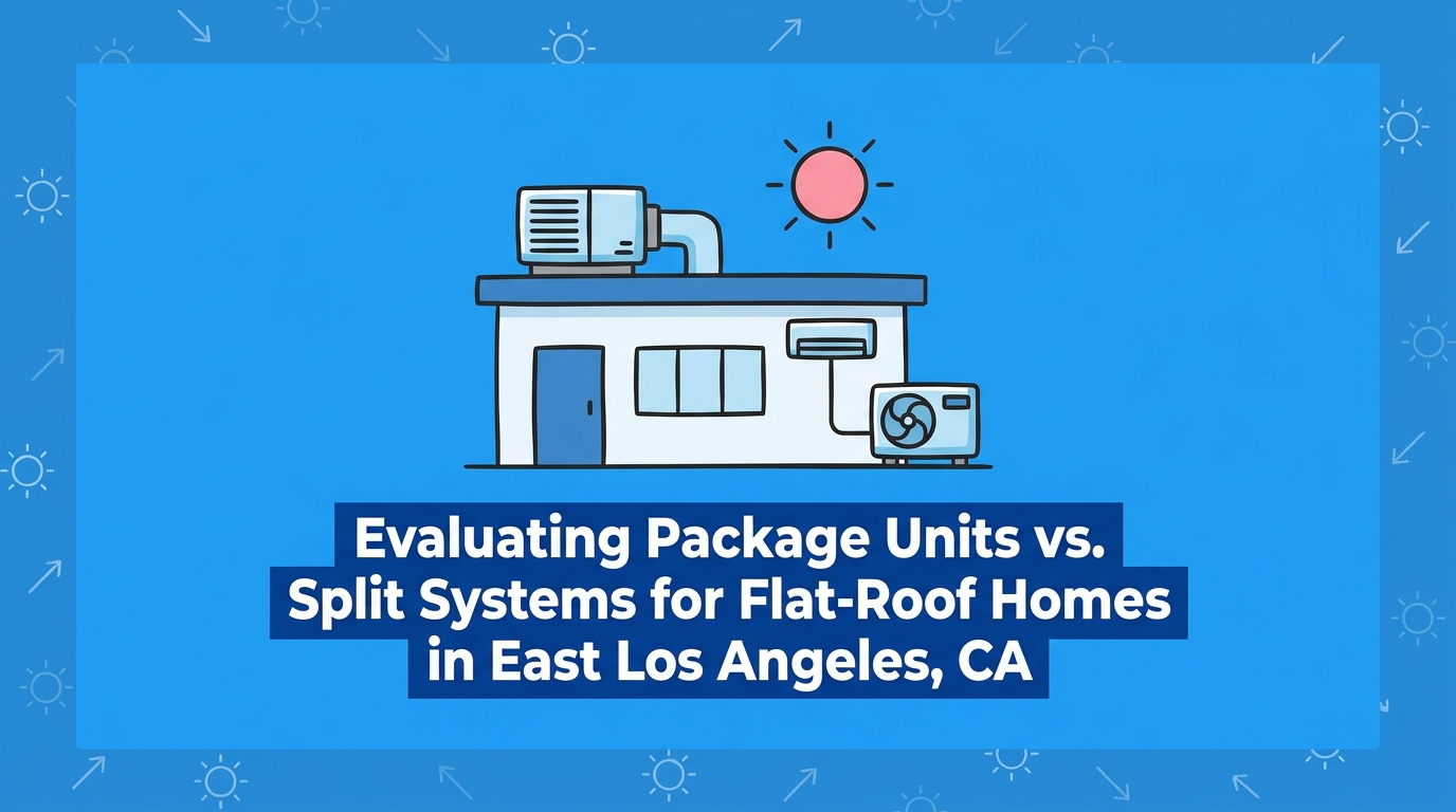 Evaluating Package Units vs. Split Systems for Flat-Roof Homes in East Los Angeles