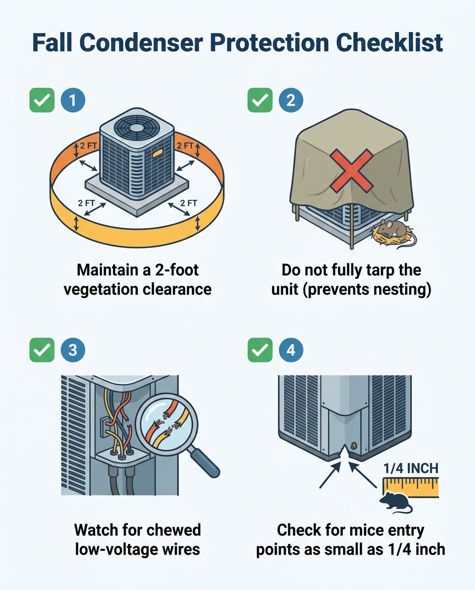 Fall Condenser Protection Checklist