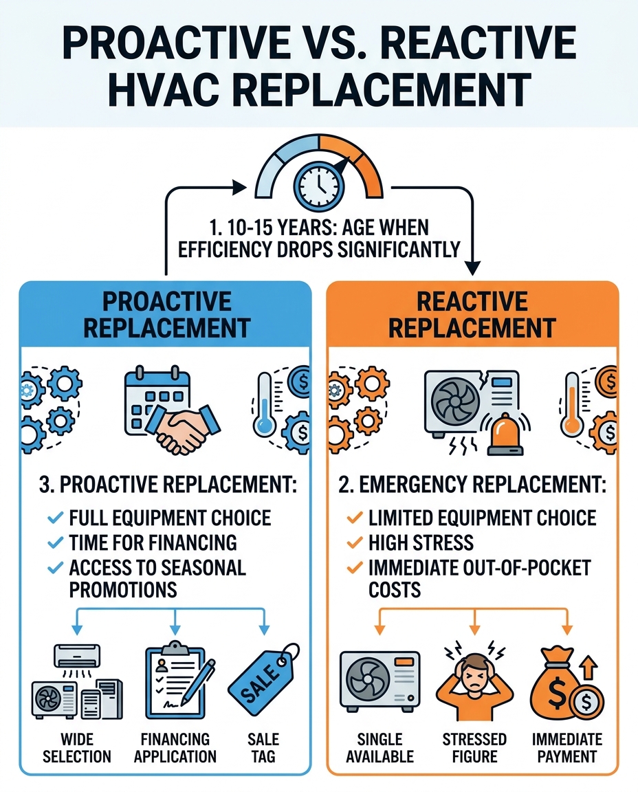 Proactive vs. Reactive HVAC Replacement