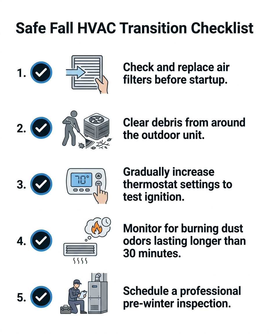 Safe Fall HVAC Transition Checklist