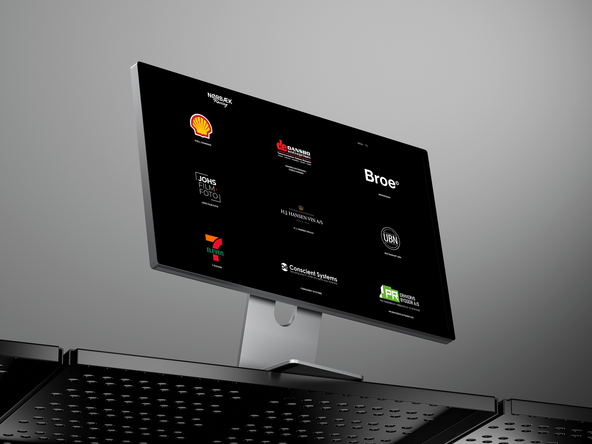 Nørbæk Racing website design screenshot 4 of 4