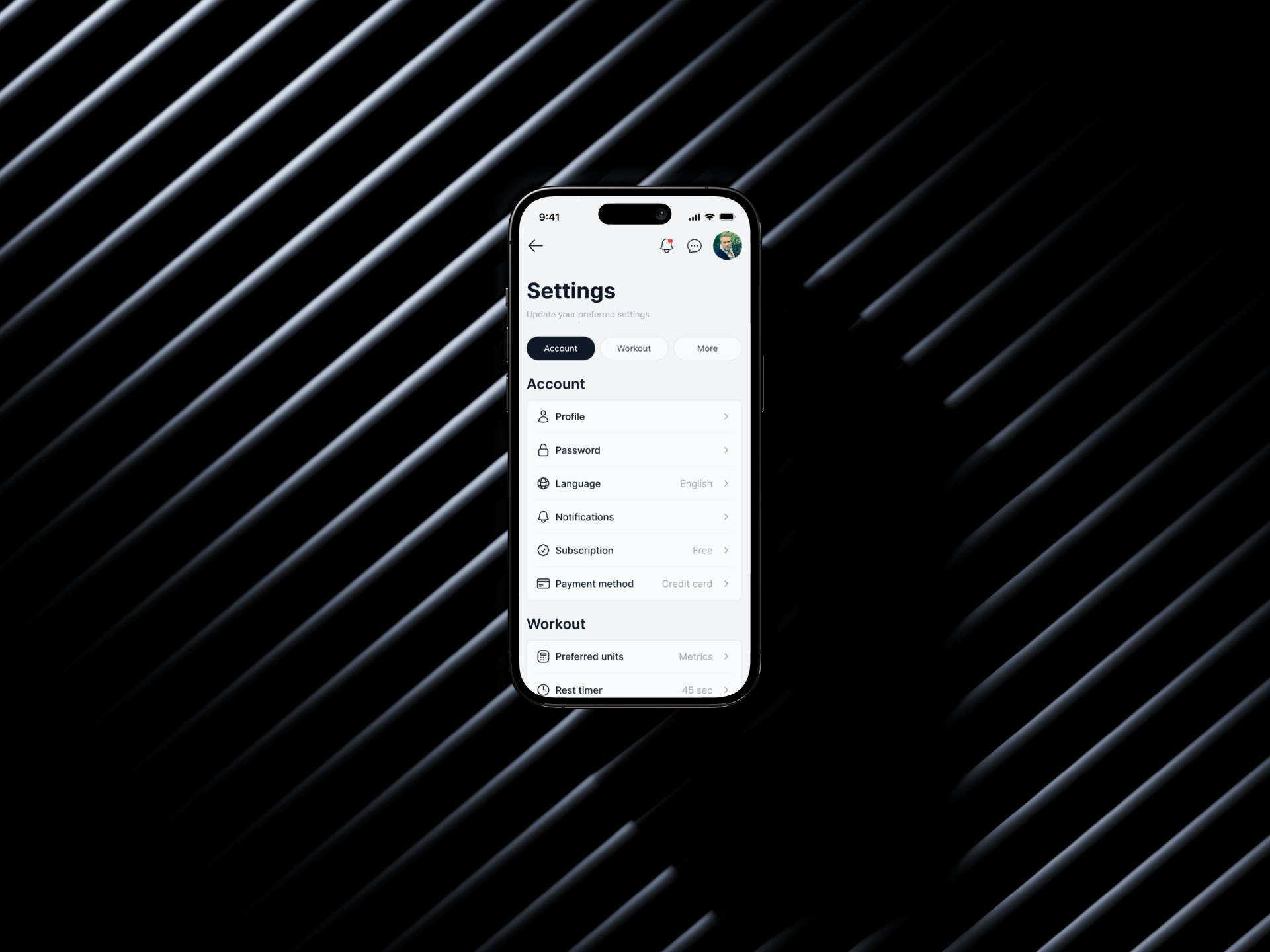 Intelligent Health Coach app design screenshot 4 of 5