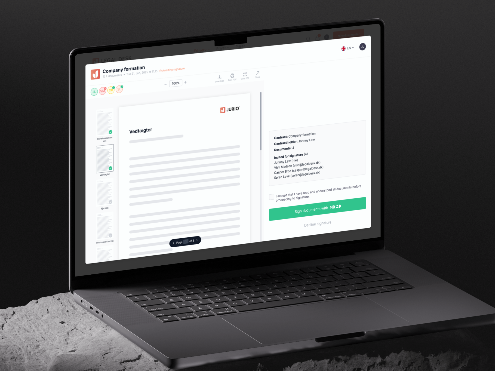 Legal Desk & Jurio website design screenshot 5 of 10