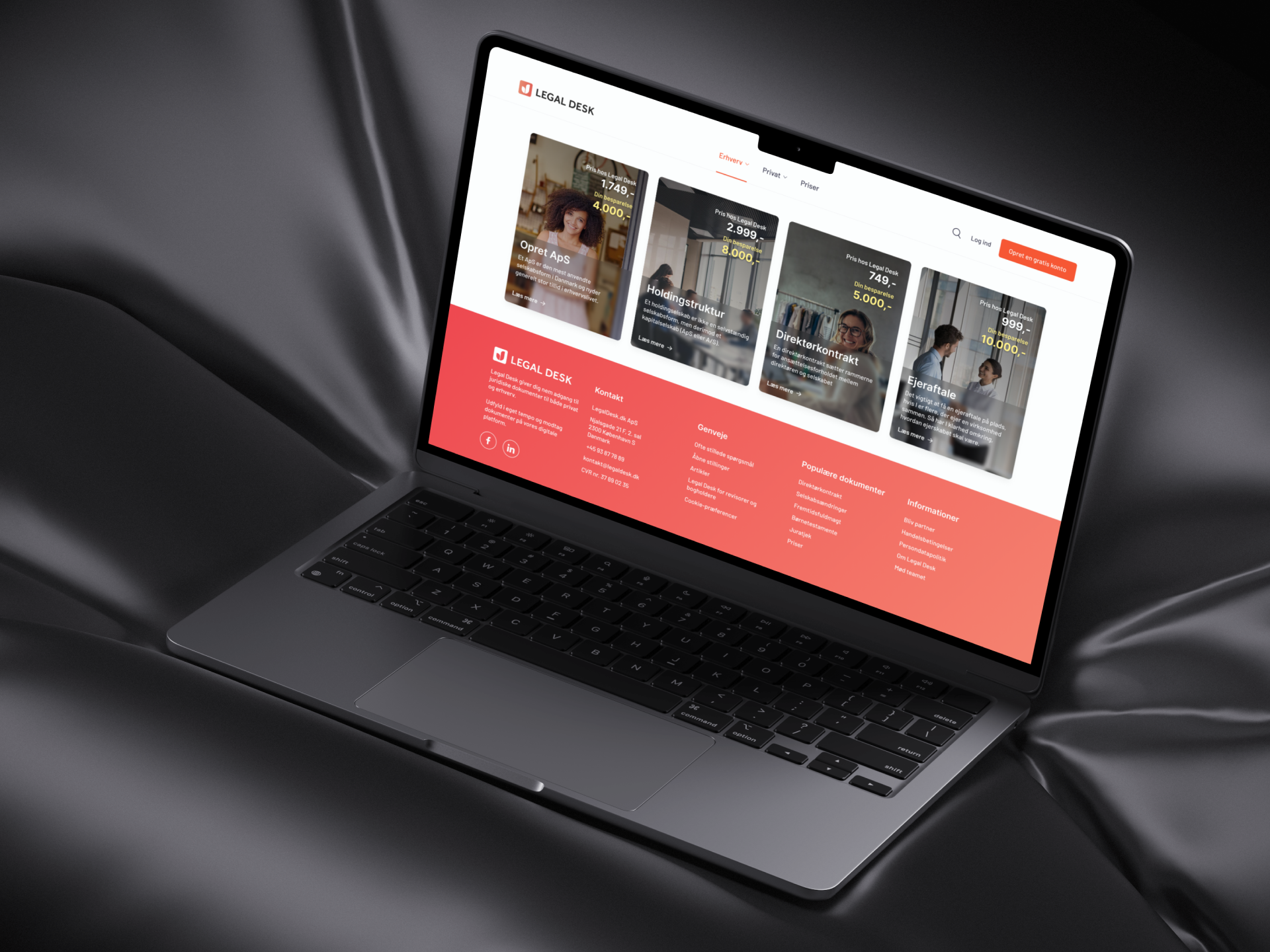 Legal Desk & Jurio website design screenshot 4 of 10