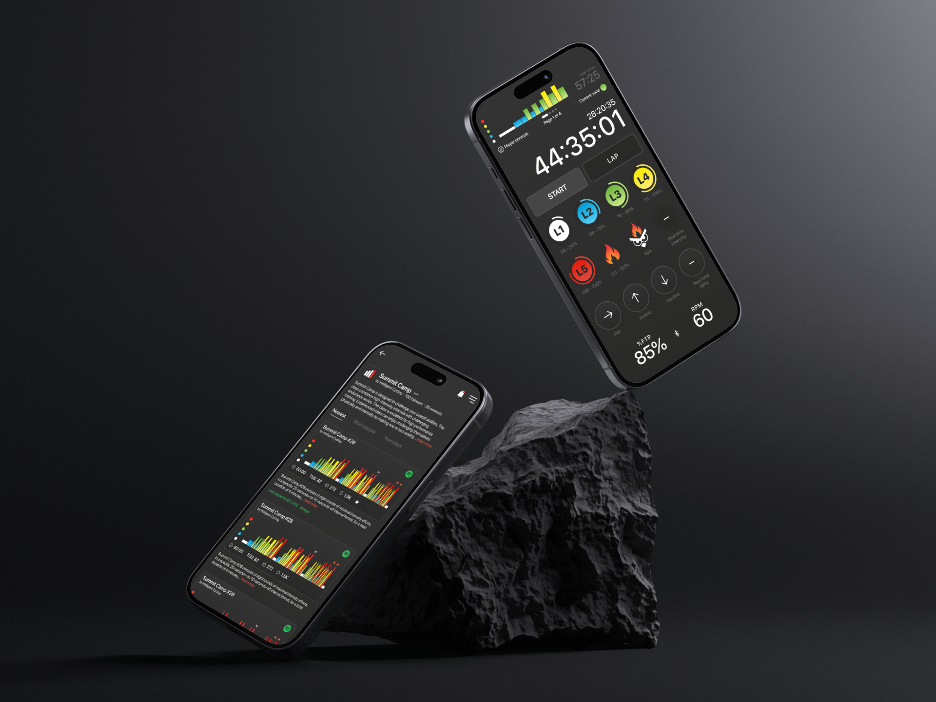 Intelligent Cycling app design screenshot 7 of 9