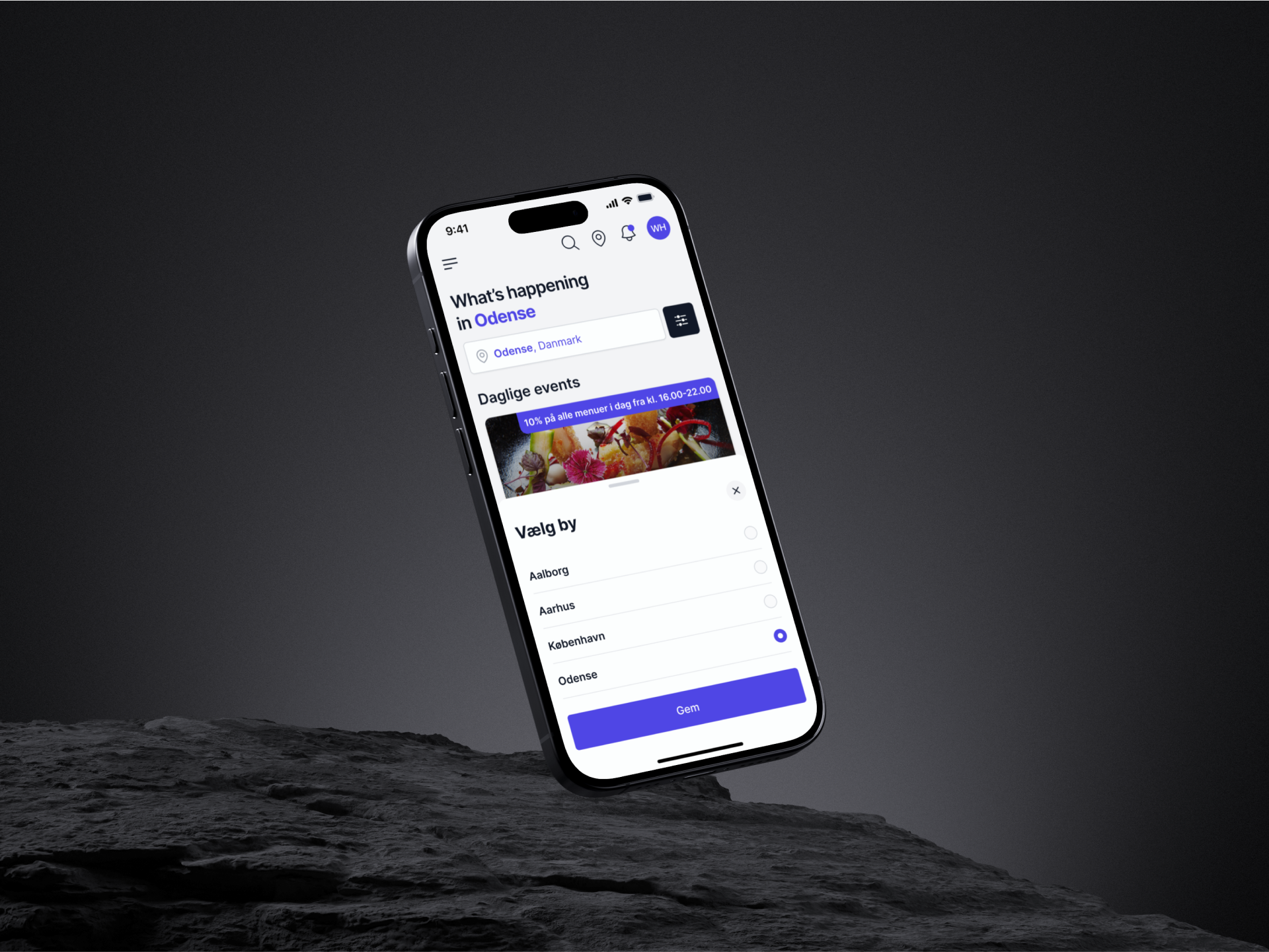 What's Happening app design screenshot 5 of 6