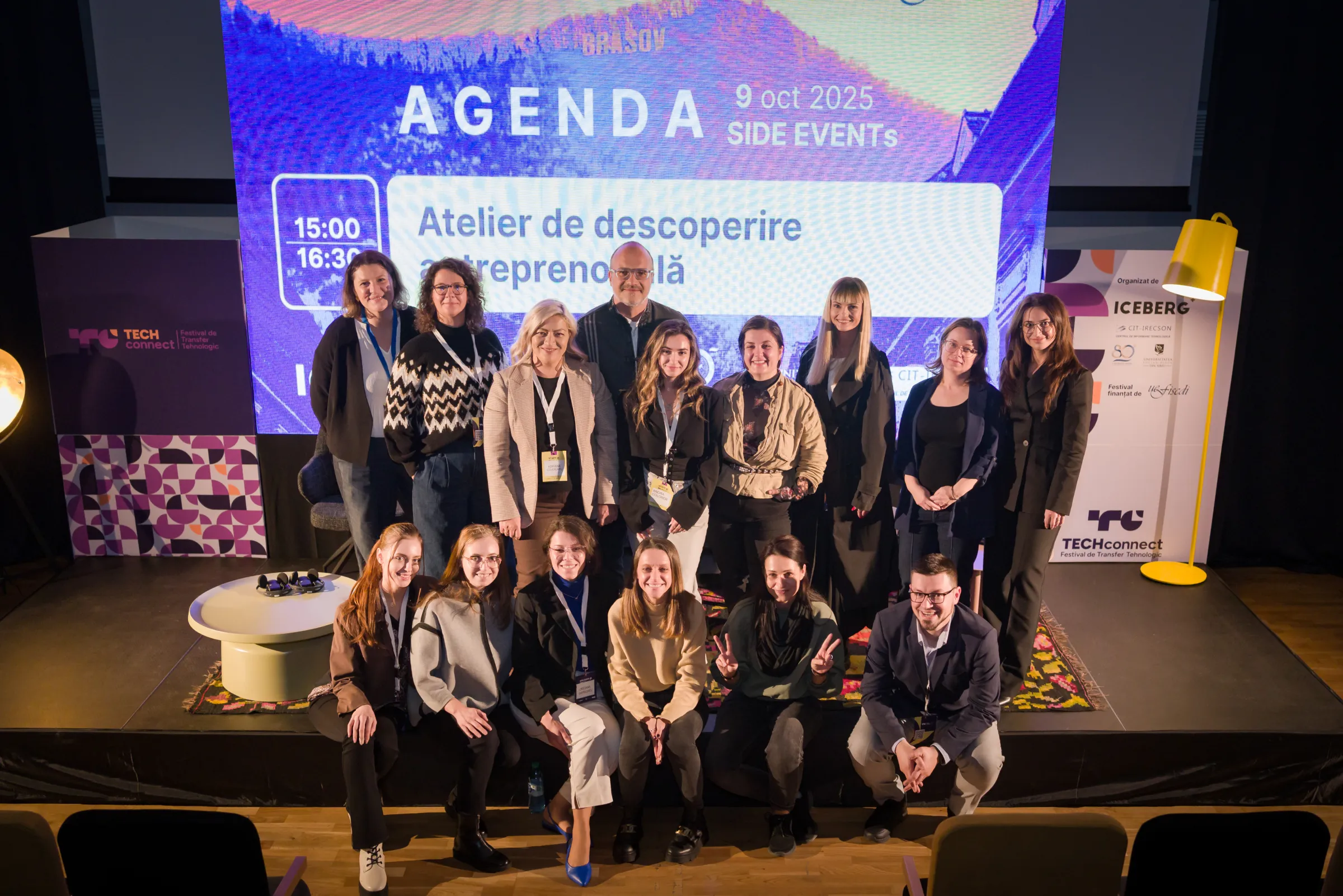 Group photo of the team that organised the event