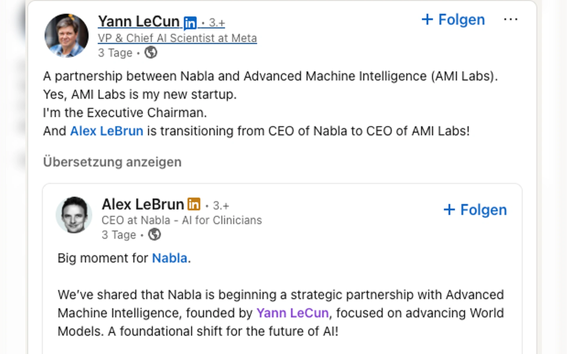 LinkedIn Yann LeCun