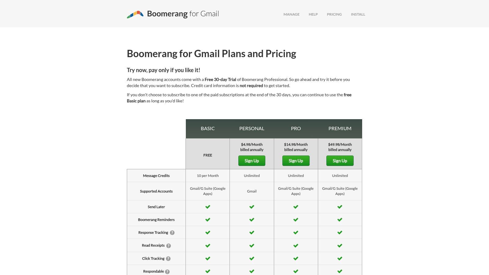 Boomerang for Gmail as an Alternative to Mixmax