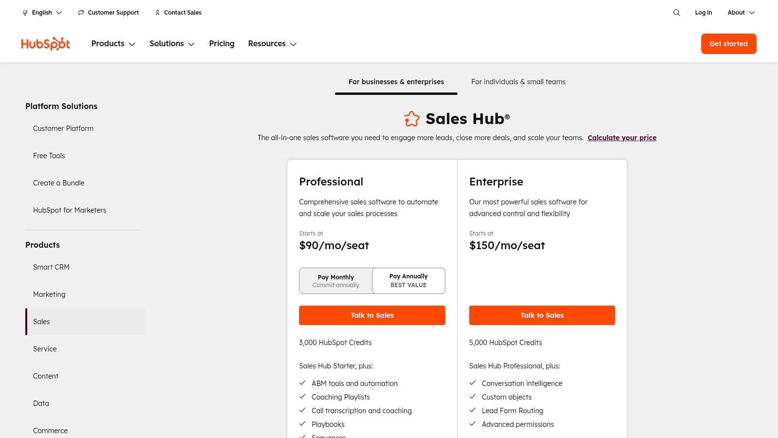 HubSpot Sales Hub (Sequences)