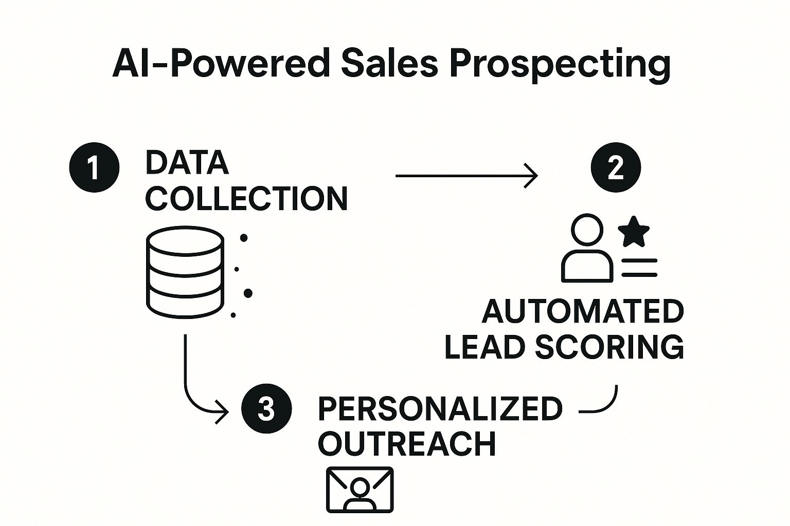Breakdown of AI sales prospecting