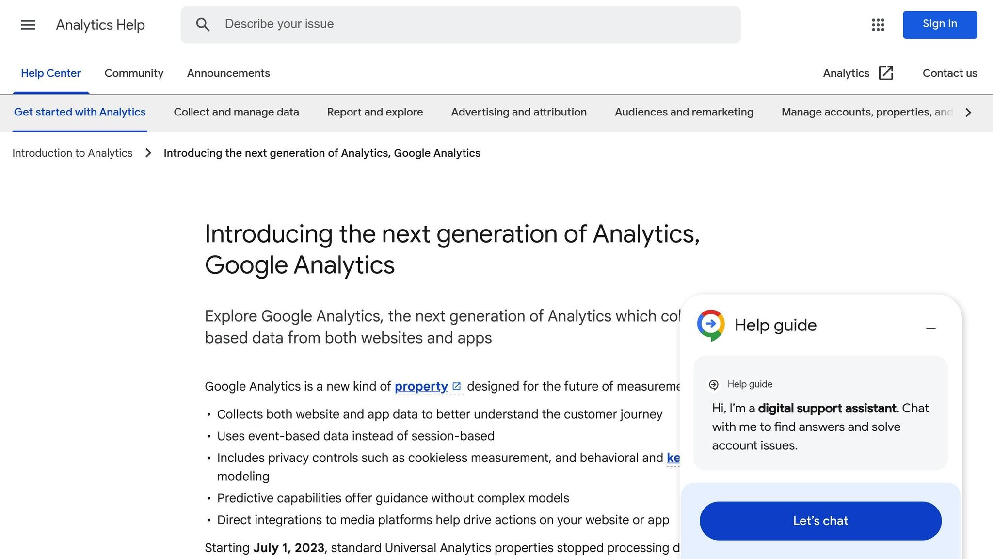 Google Analytics 4