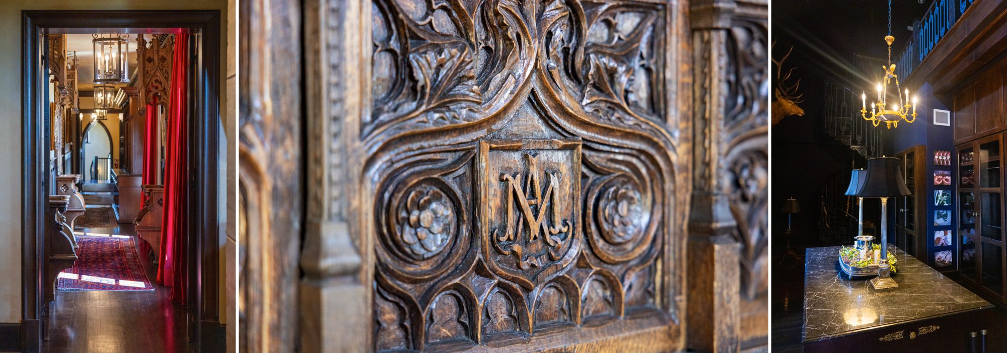 Details from the inside of Dover Hall