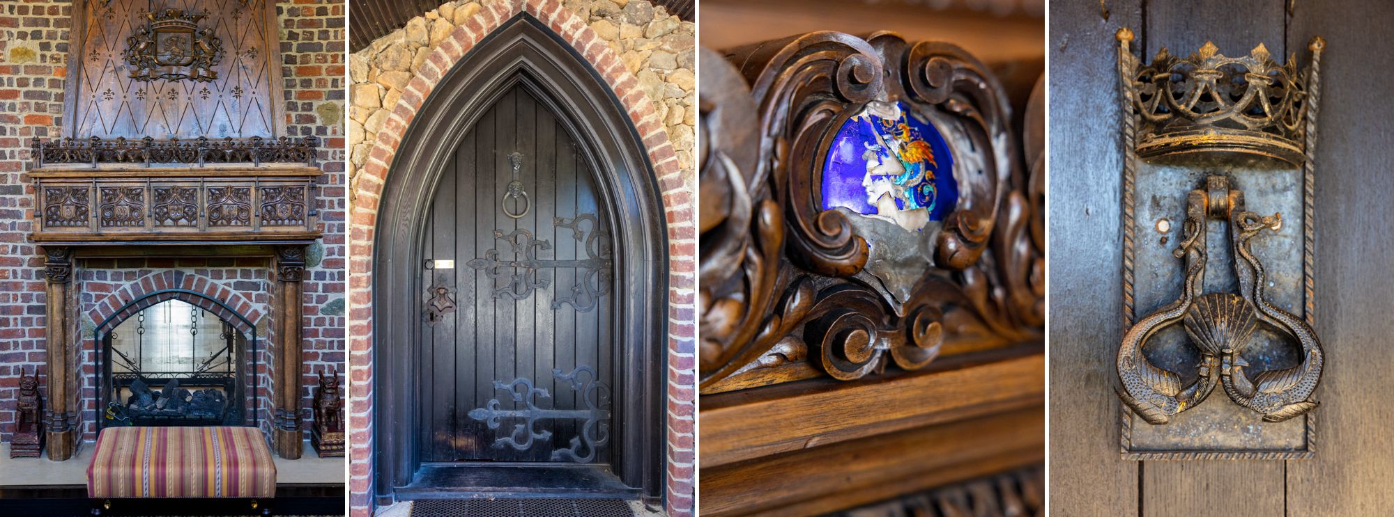 Details from the inside of Dover Hall, Dover Hall Weddings