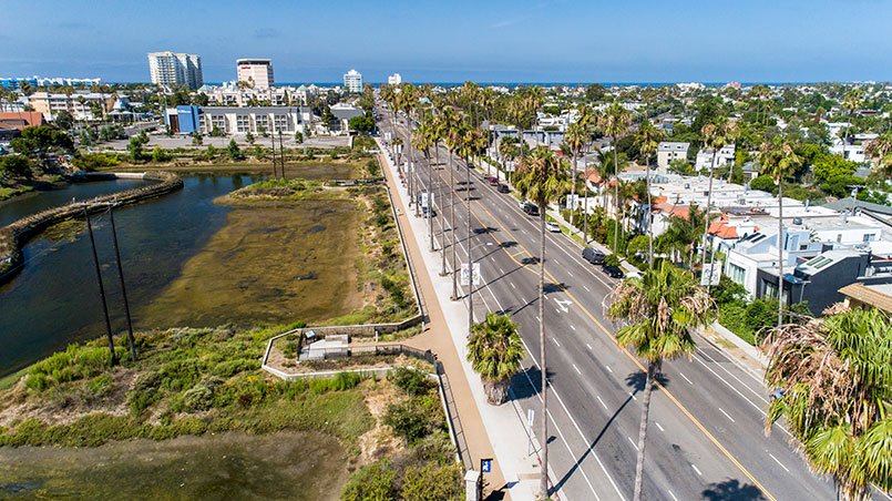 Marina Del Ray - Permable Pathway