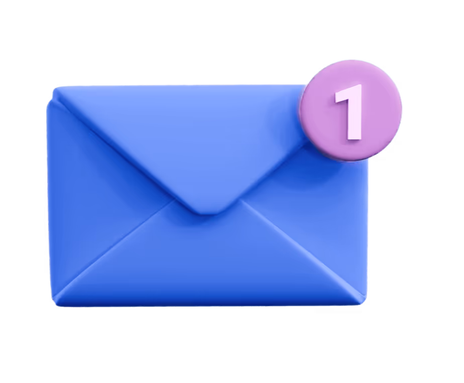 Message 3D Icon Image - Socialness.ai