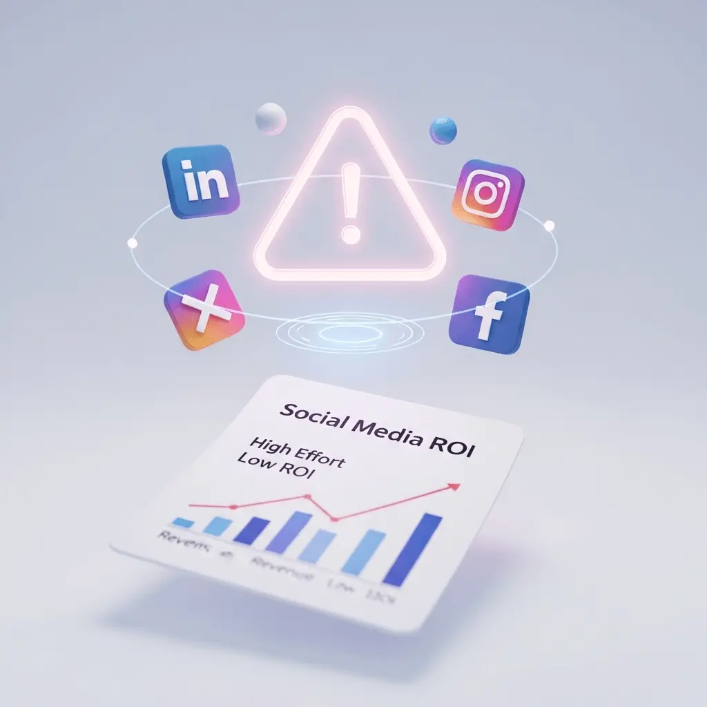 L'épuisement du ROI : Pourquoi 73% des petites entreprises abandonnent les médias sociaux ?