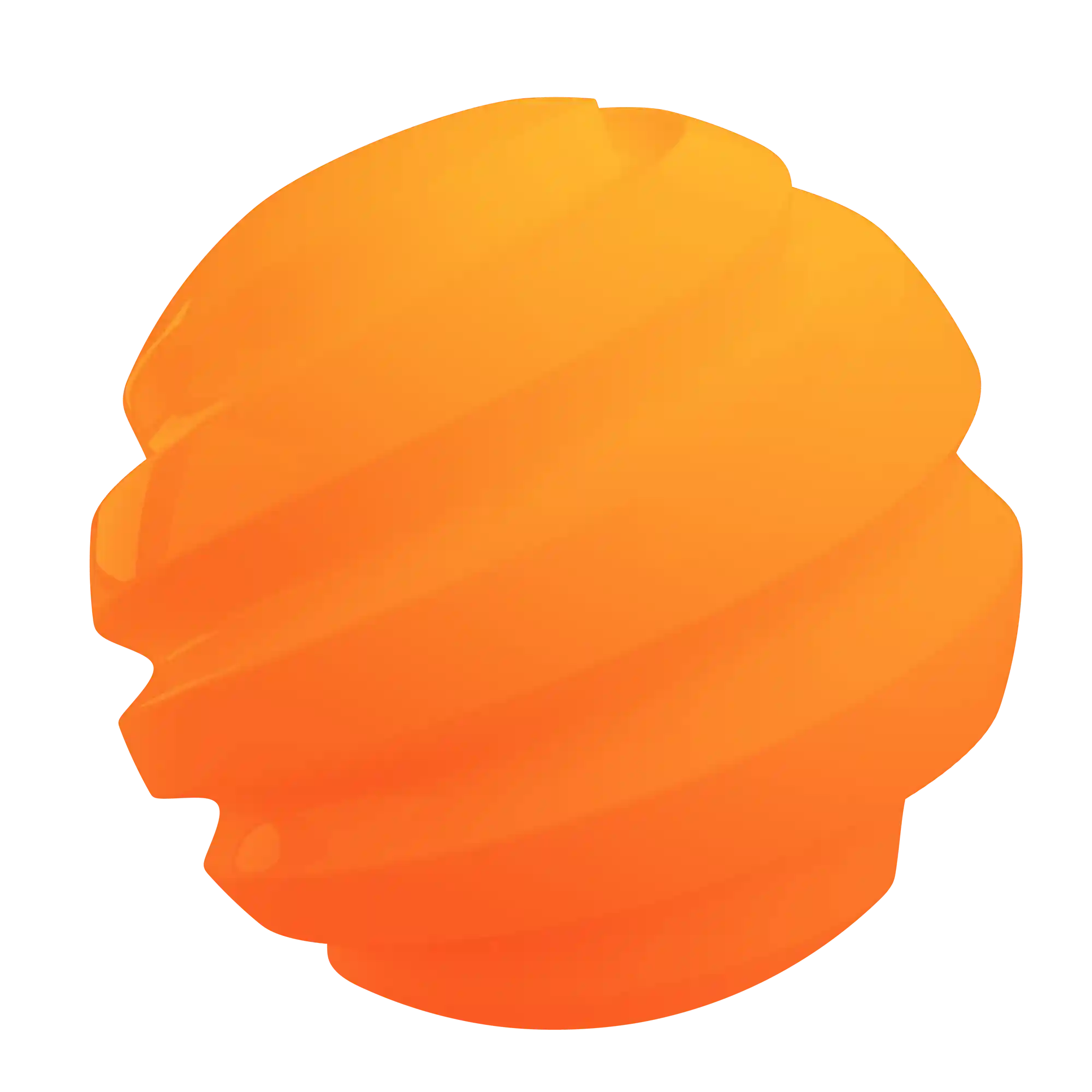 Orange colour sphere