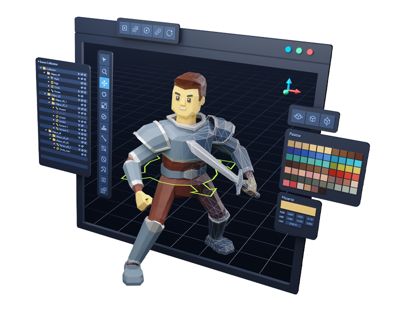 2d &amp; 3d animation