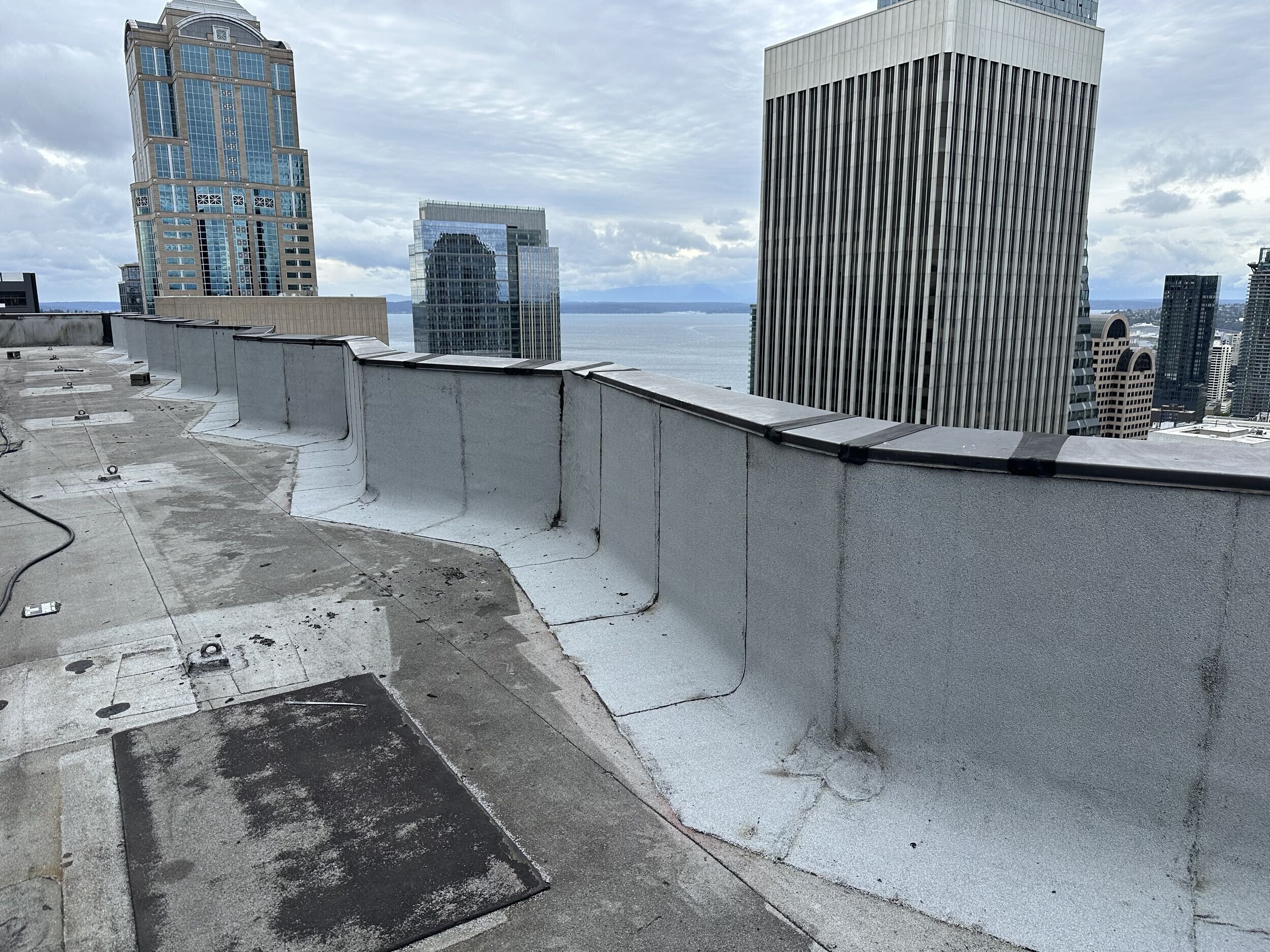 Commercial flat roof inspection findings organized for an owner-ready condition report