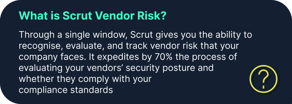 What is vendor risk?