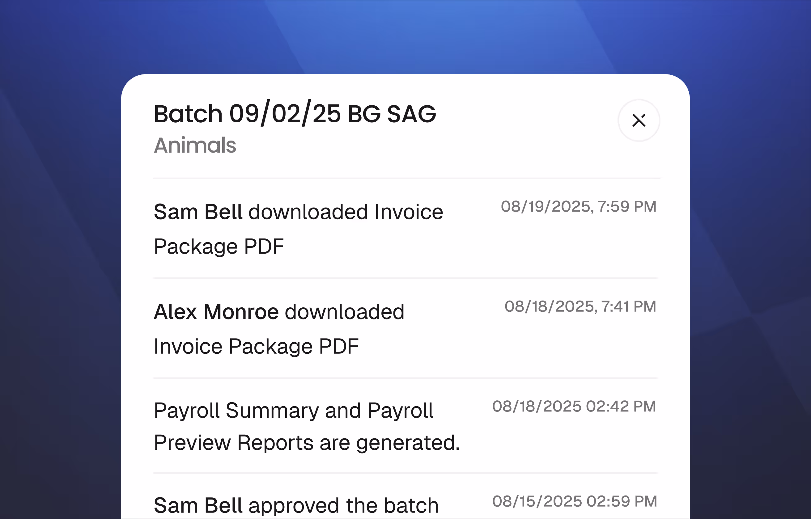 Audit-ready data