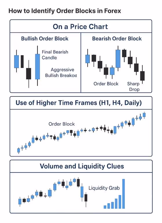 How to Identify Order Blocks in Forex?