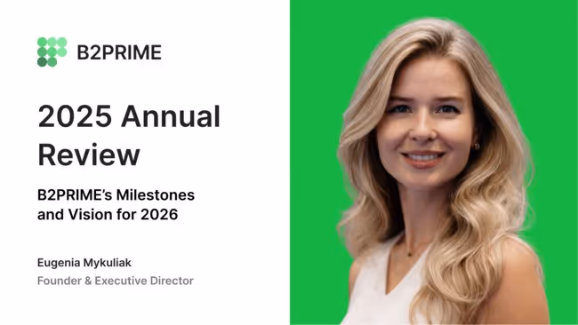 Founder’s Letter: B2PRIME’s Milestones and Vision for 2026